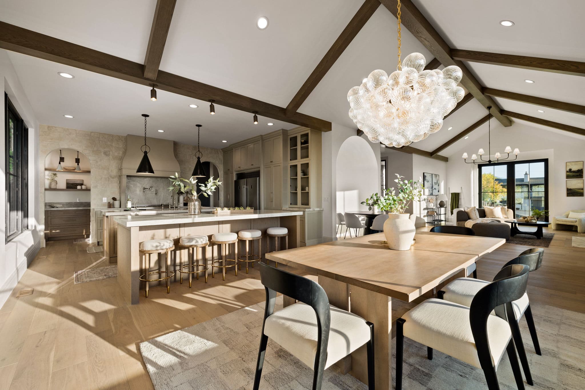 Kitchen and Dining Room with Modern Updates